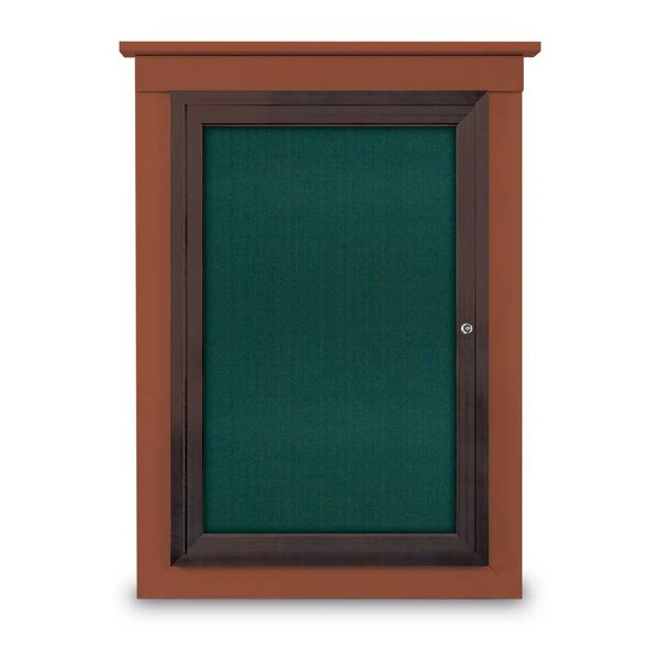 Single Door Enclosed Letterboard, 43"x33